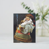 Vintage Santa Briefkaart (Staand voorkant)