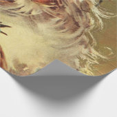 vintage santa cadeaupapier (Hoek)