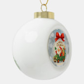 Vintage Santa car ornament (Links)