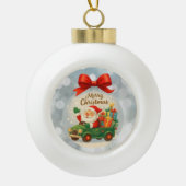 Vintage Santa car ornament (Voorkant)