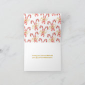 Vintage Santa Christmas Card 4x6 – Folded Feestdagen Kaart (Binnen)