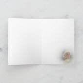 Vintage Santa Christmas Card Feestdagen Kaart (Binnen)