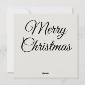 Vintage Santa Christmas Greeting Card Feestdagenkaart (Achterkant)