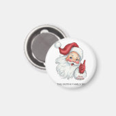 Vintage Santa Christmas Magnet (Voorkant / Achterkant)