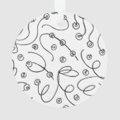 Vintage Santa Christmas Ornament  (achterkant)