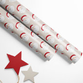 Vintage Santa Claus Beige Cadeaupapier