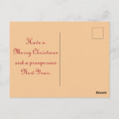 Vintage Santa Claus Christmas Card Briefkaart (Achterkant)