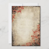 Vintage Santa Claus Christmas Card Kaart (Achterkant)