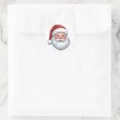Vintage Santa Claus Christmas Sticker (Tas)