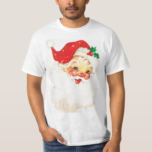 Vintage Santa Claus Men's T-Shirt (Voorkant)