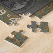 Vintage Santa Claus Preparing on Christmas Eve Legpuzzel (Zijkant)