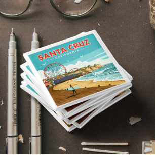 Vintage Santa Cruz Californië Magneet