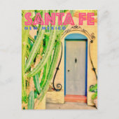 Vintage Santa Fe Travel Briefkaart (Voorkant)
