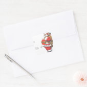 Vintage Santa Gift Label (Envelop)
