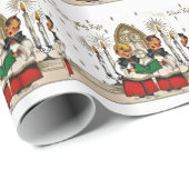 vintage-santa-kerstmis-post-cards-0029 cadeaupapier (Rol Hoek)