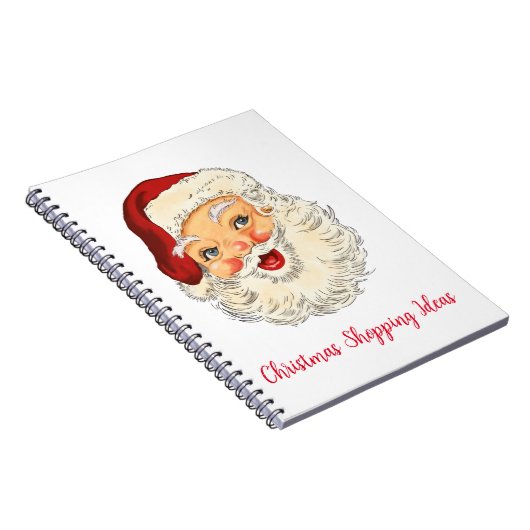 Vintage Santa Notitieboek (Rechterzijde)