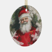 Vintage Santa Ornament glimlachen (Rechts)