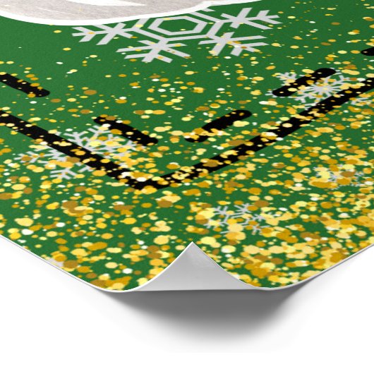 Vintage Santa Poster (Hoek)