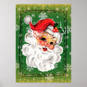 Vintage Santa Poster (Voorkant)