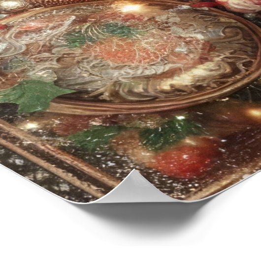 Vintage Santa Poster (Hoek)