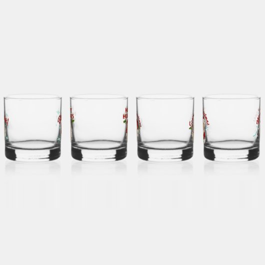 Vintage Santa Whisky Glas (Links)