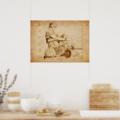 Vintage Sappho Poster (Keuken)