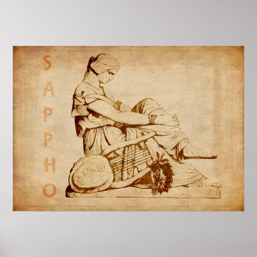 Vintage Sappho Poster (Voorkant)