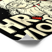 Vintage Sarcastic Retro Hr Violation Christmas Off Poster (Hoek)