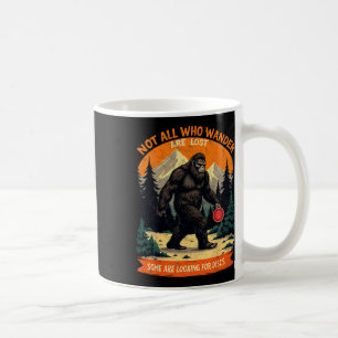 Vintage Sasquatch Niet Alle Wie Dwaalt Zijn Verlor Koffiemok