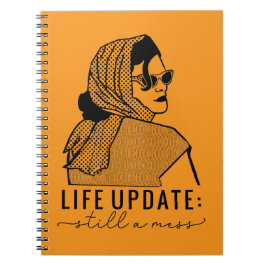 Vintage Sass "Levensupdate: Nog steeds een puinhoo Notitieboek
