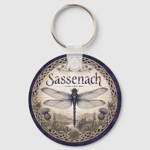 Vintage Sassenach Schotse Hoogland Romantiek Sleutelhanger