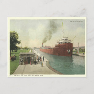 Vintage Sault Ste Marie Briefkaart