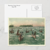Vintage Sault Ste Marie Briefkaart (Voorkant / Achterkant)