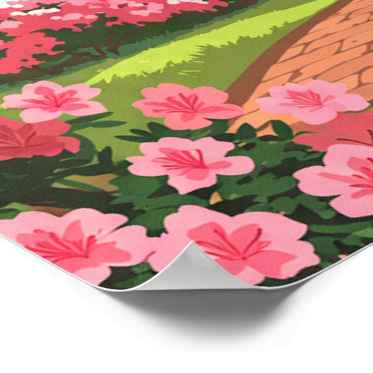 Vintage Savannah Georgia Poster (Hoek)