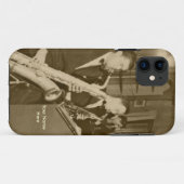 Vintage Saxofoon Big Band iPhone5 Hoesje (Achterkant (horizontaal))