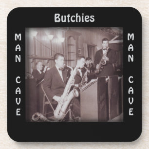 Vintage Saxophone Photo Man Cave CUSTom Onderzette Bier Onderzetter