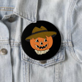 Vintage Scarecrow Button (In situ)