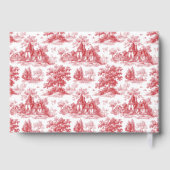 Vintage Scarlet Château Wedding Gastenboek (Achterkant)