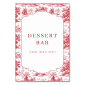 Vintage Scarlet Château Wedding Kaart (Achterkant)