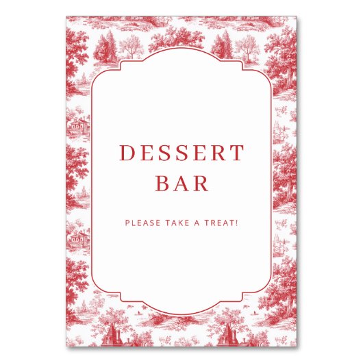 Vintage Scarlet Château Wedding Kaart (Voorkant)