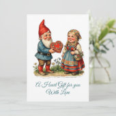 Vintage Schablonenbeeld - TUINKABOUTERS 42 Kaart (Staand voorkant)