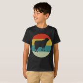 vintage schapen t-shirt (Voorkant volledig)
