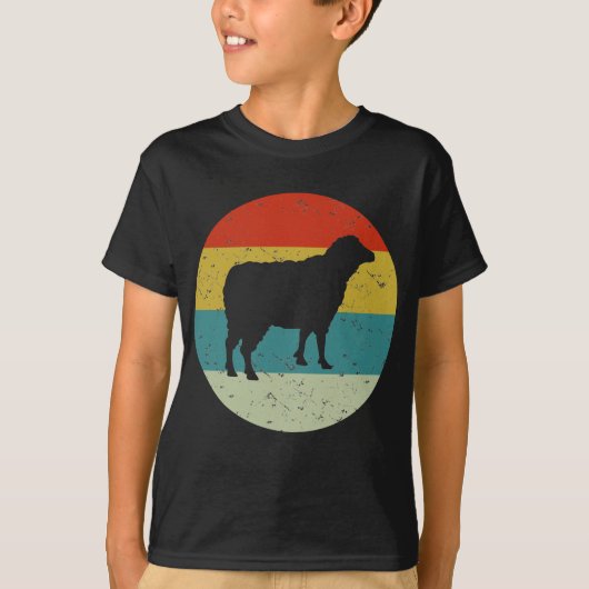 vintage schapen t-shirt (Voorkant)