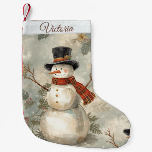 Vintage Schattige Kerstman Kleine Kerstsok