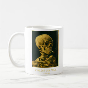 Vintage Schedel Roken – Unieke Van Gogh geïnspiree Koffiemok