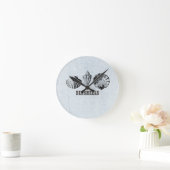 Vintage schelpen ronde klok (Huis)