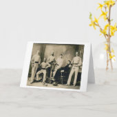 Vintage Schermers!  De vintage Kaart van de Groet (Gele Bloem)