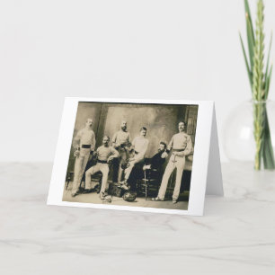 Vintage Schermers!  De vintage Kaart van de Groet