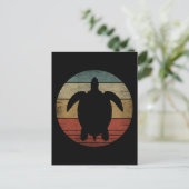 VINTAGE SCHILDPAD BRIEFKAART (Staand voorkant)