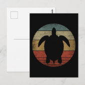 VINTAGE SCHILDPAD BRIEFKAART (Voorkant / Achterkant)